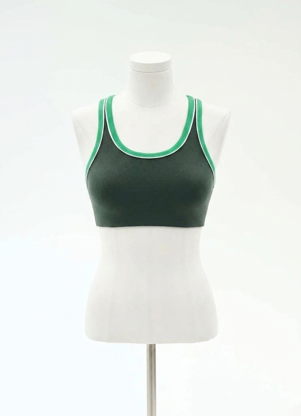 NEW SPLITS59 robbie airweight bra in military/spearmint